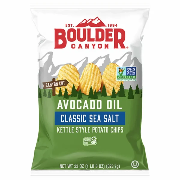 Boulder Canyon Avocado Oil Chips, 22 oz