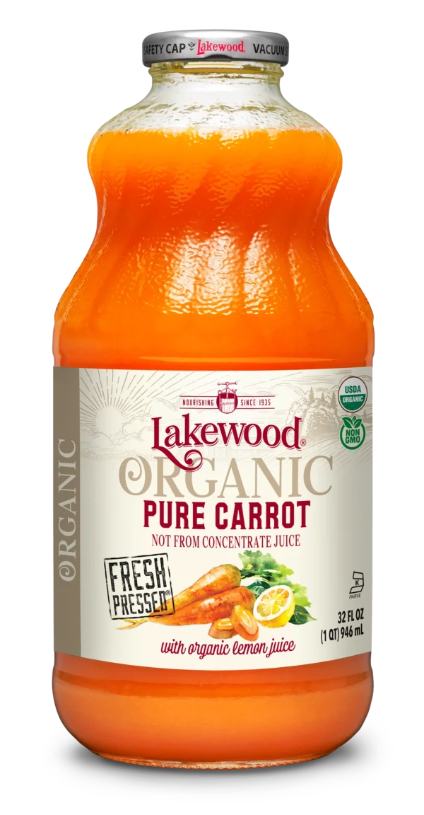 Organic Pure Carrot Juice | 32oz